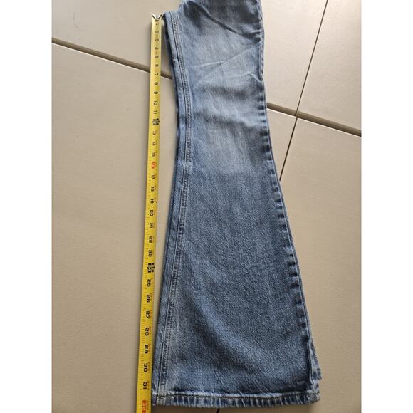 Urban Outfitters BDG Mid Rise Wide Leg Jeans Lace Up Denim Sz 26 X 32 Y2K - Picture 16 of 16